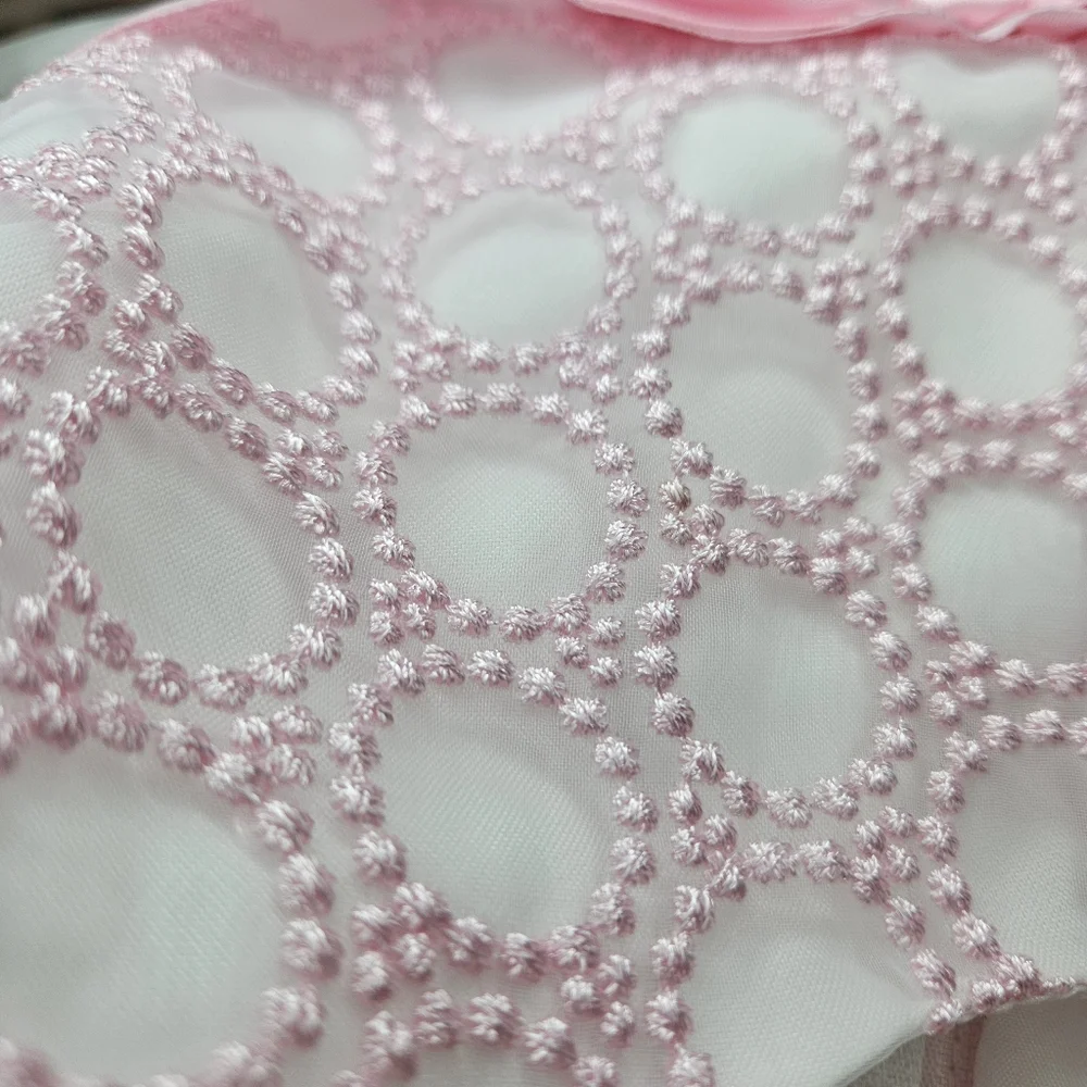 Bonnie Jean Satin Ribbon Dress Pink & Green Size 2T - Picture 15 of 15